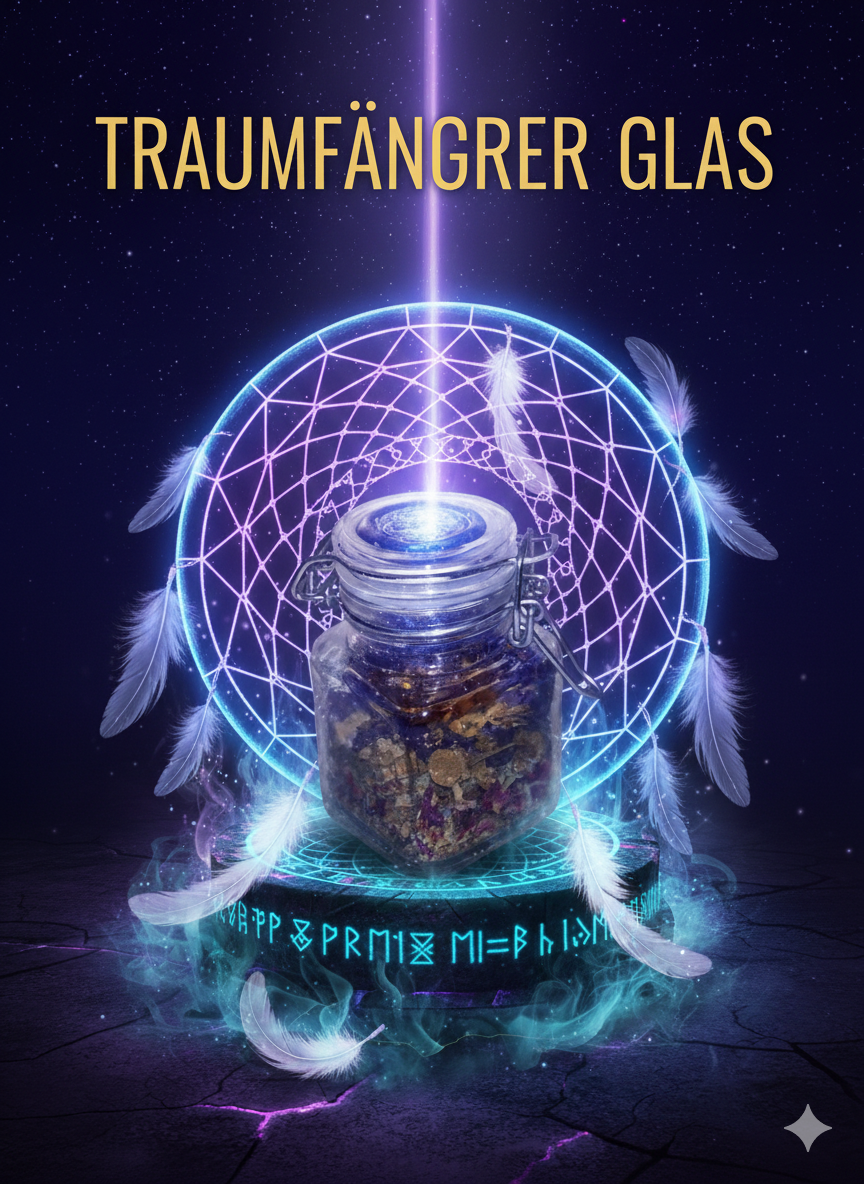Nachtwächter: Das Taumfänger-Glas für ruhigen Schlaf & Traummagie