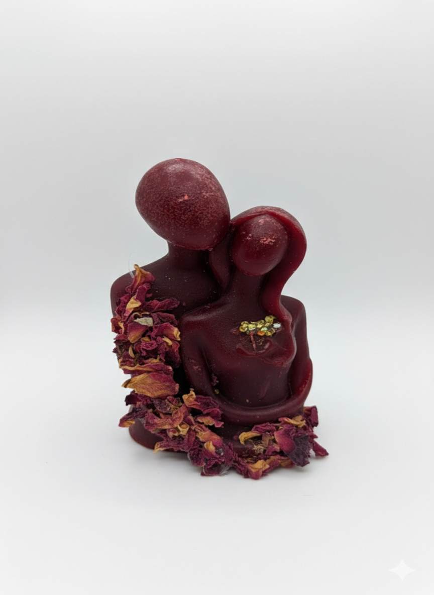 Premium Voodoo Puppe „Ewiges Band“ – Komplett-Set für Liebesrituale