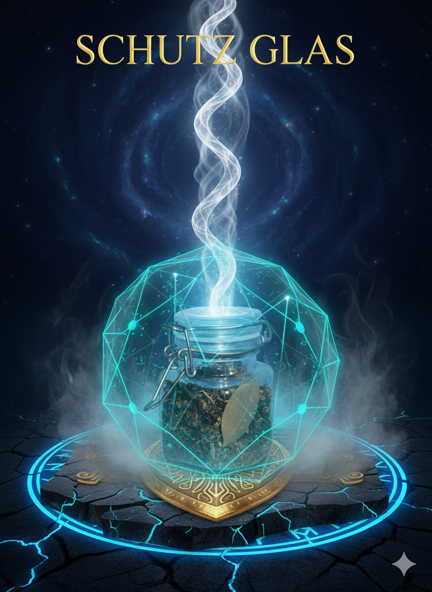 Energetischer Schutzschild: Das Glas gegen negative Einflüsse /Schutz Glas