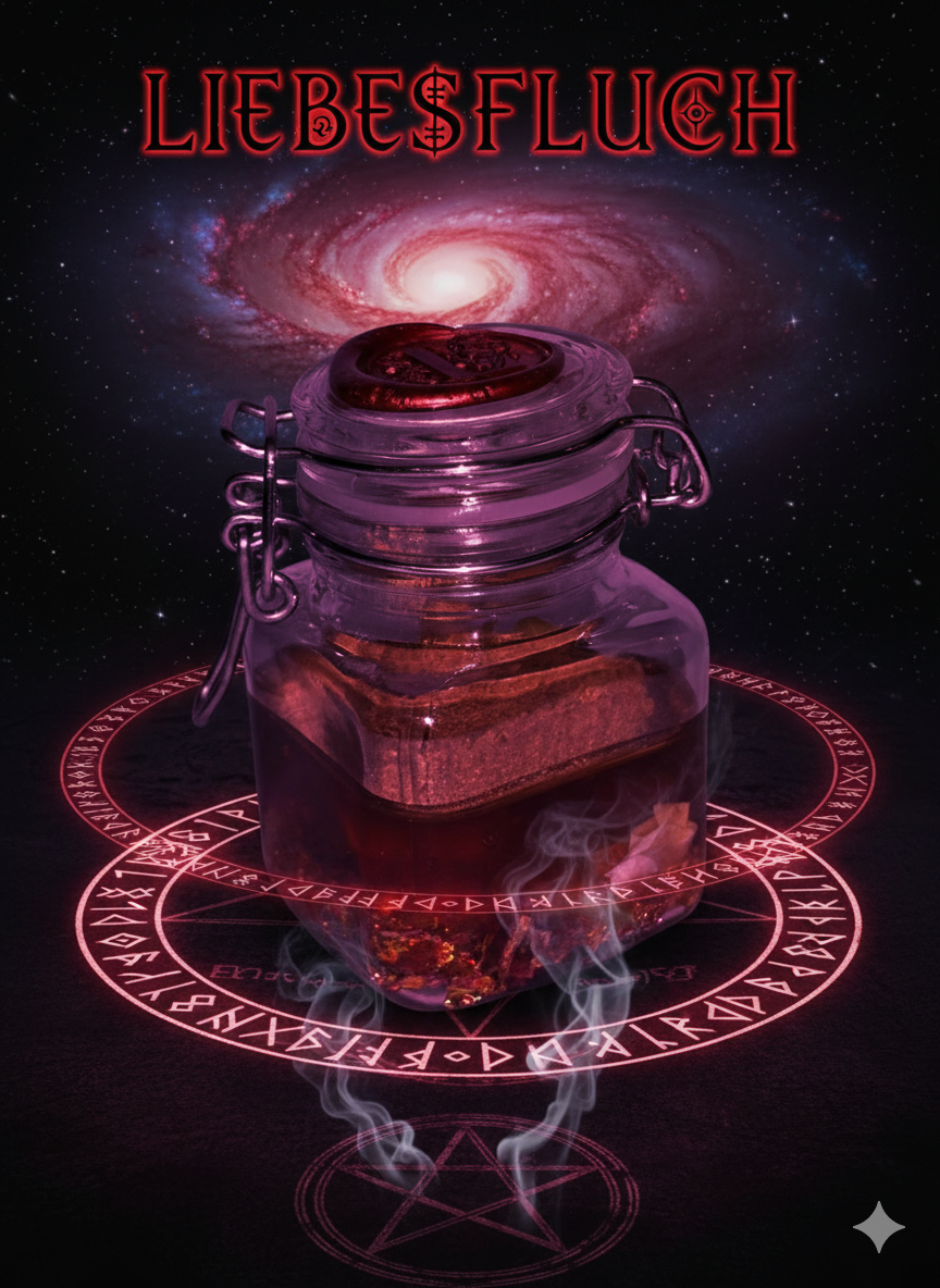 Liebesfluch Glas